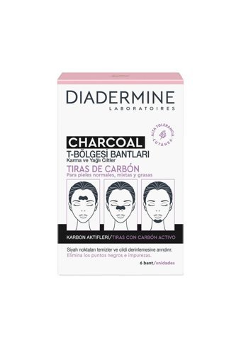 Diadermine Charcoal Kağıt Yüz Maskesi 6 Adet