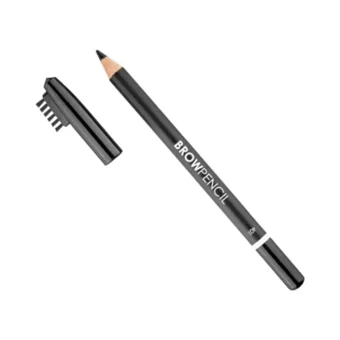Ec Shop Lamel Cosmetics Fırçalı İnce Uçlu Kaş Kalemi Siyah