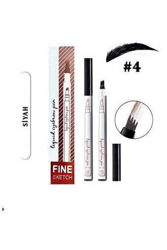 Maqya Cosmetics Maqya1616 İnce Uçlu Suya Dayanıklı Kaş Kalemi Mat Siyah