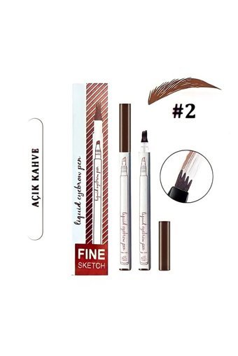 Maqya Cosmetics Maqya1616 İnce Uçlu Suya Dayanıklı Kaş Kalemi Mat Siyah