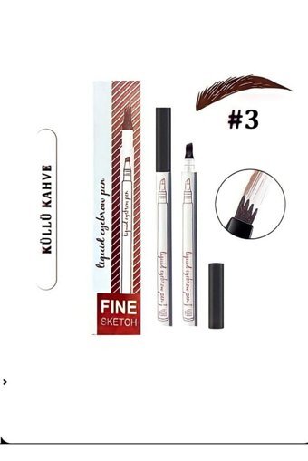 Maqya Cosmetics Maqya1616 İnce Uçlu Suya Dayanıklı Kaş Kalemi Mat Siyah