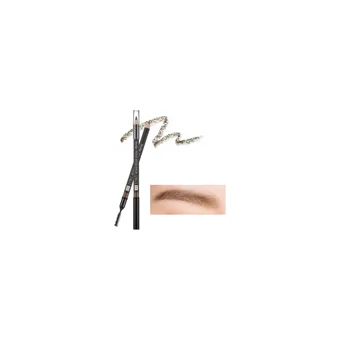 Missha Smudge Proof Wood Brow (Brown) Çift Taraflı Fırçalı Kalın Uçlu Kaş Kalemi Kahverengi