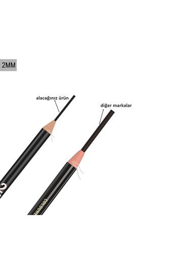 Transformacion Xl221 İnce Uçlu Suya Dayanıklı Kaş Kalemi Siyah