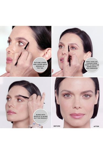 Anastasia Beverly Hills Beauty Çift Taraflı Fırçalı İnce Uçlu Suya Dayanıklı Kaş Kalemi Kahverengi