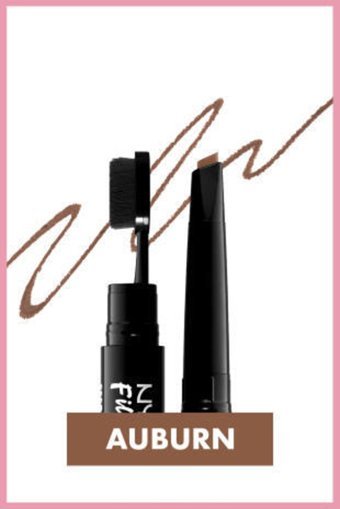 Nyx Professional Makeup Fill & Fluff Asansörlü Çift Taraflı İnce Uçlu Kaş Kalemi Kahverengi