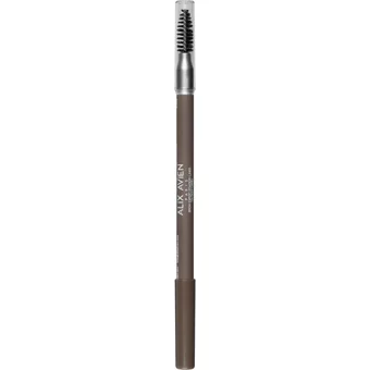Alix Avien Expert Powder Çift Taraflı Fırçalı İnce Uçlu Suya Dayanıklı Kaş Kalemi Koyu Kahverengi