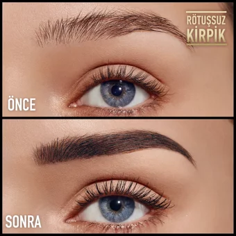 Max Factor Brow Shaper Deep Brown 30 Asansörlü Çift Taraflı Fırçalı İnce Uçlu Kaş Kalemi Kahverengi