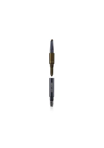 Estee Lauder 04 Dark Brunette Çift Taraflı Fırçalı İnce Uçlu Suya Dayanıklı Kaş Kalemi Koyu Kahverengi