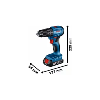 Bosch GSB 185-Li 18 V 2.0 Ah Kömürsüz Darbeli Akülü Vidalama Makinesi + Çanta