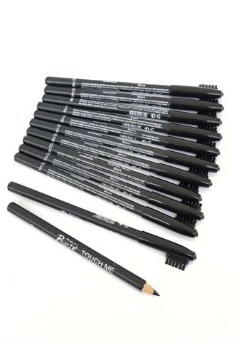 Aily Cosmetics Rose Touch Me Fırçalı İnce Uçlu Suya Dayanıklı Kaş Kalemi Kahverengi