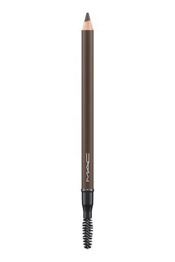 M.A.C Veluxe Deep Brunette Çift Taraflı Fırçalı Kalın Uçlu Suya Dayanıklı Kaş Kalemi Kahverengi