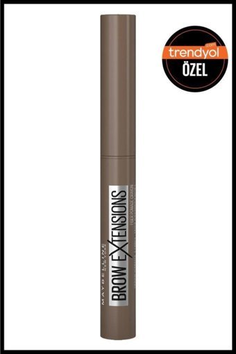 Maybelline New York Brow Extensions Kaş Kalemi-04 Asansörlü Kalın Uçlu Kaş Kalemi Kahverengi