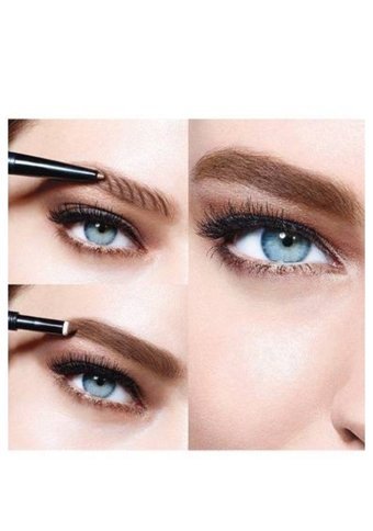 Maybelline New York Brown Satin Asansörlü Çift Taraflı Kalın Uçlu Kaş Kalemi Kahverengi