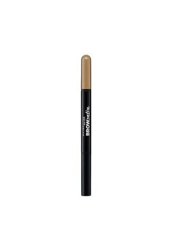 Maybelline New York Brown Satin Asansörlü Çift Taraflı Kalın Uçlu Kaş Kalemi Kahverengi
