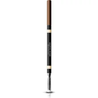 Max Factor Brow Shaper Asansörlü Çift Taraflı Fırçalı İnce Uçlu Kaş Kalemi Kahverengi