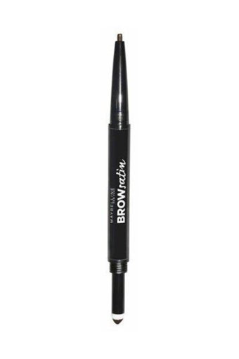Maybelline New York Brow Satin Asansörlü Çift Taraflı İnce Uçlu Suya Dayanıklı Kaş Kalemi Kahverengi