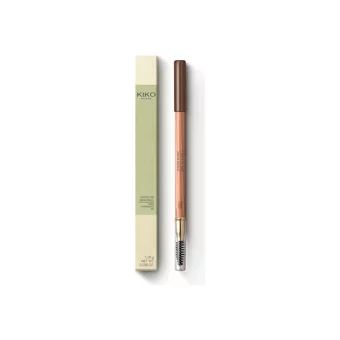 Lamel Cosmetics Green Me Çift Taraflı Fırçalı Kalın Uçlu Kaş Kalemi Kahverengi
