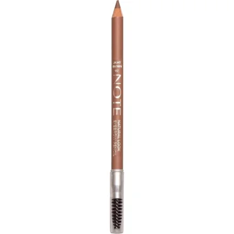 Note No :03 Natural Look Çift Taraflı Fırçalı Kalın Uçlu Suya Dayanıklı Kaş Kalemi Kahverengi
