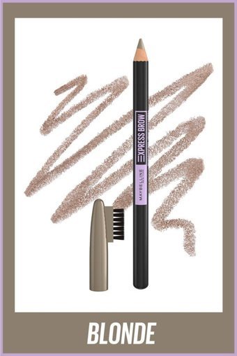 Maybelline New York Express Brow Shaping Fırçalı Kalın Uçlu Kaş Kalemi Sarı