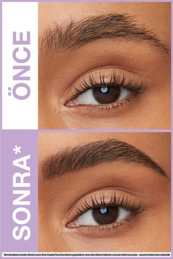Maybelline New York Express Brow Shaping Fırçalı Kalın Uçlu Kaş Kalemi Sarı