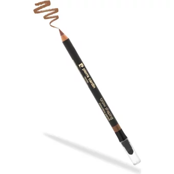 Pierre Cardin Brow Shaping Powdery Çift Taraflı Fırçalı Kalın Uçlu Suya Dayanıklı Kaş Kalemi Kahverengi