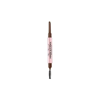 Too Faced Pomade In A Pencil Asansörlü Çift Taraflı Fırçalı İnce Uçlu Kaş Kalemi Kahverengi
