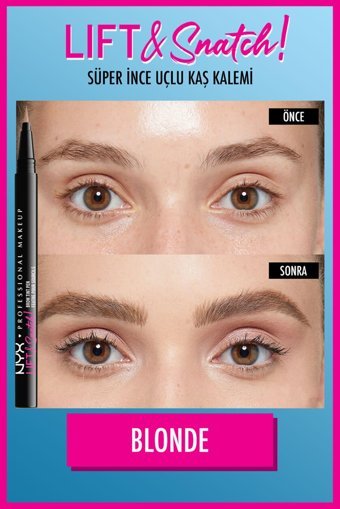 Nyx Professional Makeup Lift & Snatch Mikro Kaş Kalemi Kahverengi
