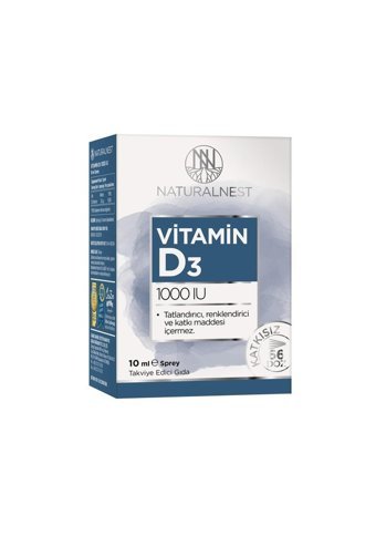 Naturalnest Vitamin D3 1000 Iu Yetişkin 10 ml