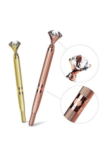 Elea Taşlı Microblading Kalın Uçlu Suya Dayanıklı Kaş Kalemi Sarı