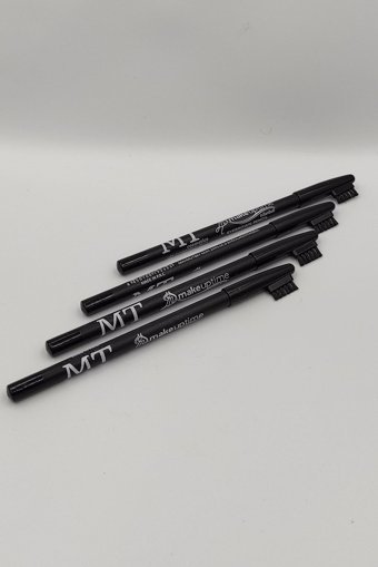 Mt Cosmetics Fırçalı Kalın Uçlu Kaş Kalemi Siyah