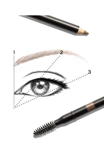Chanel Crayon Sourcils Sculpting Çift Taraflı Fırçalı İnce Uçlu Kaş Kalemi Siyah