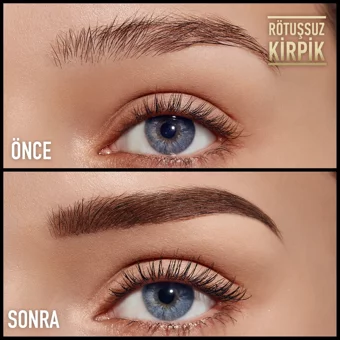 Max Factor Brow Shaper Brown 20 Asansörlü Çift Taraflı Fırçalı İnce Uçlu Kaş Kalemi Kahverengi
