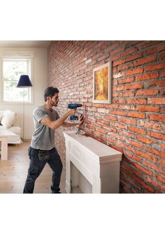 Bosch GSB 180-Li 18 V 1.5 Ah Kömürsüz Darbeli Akülü Vidalama Makinesi + 23 Parça Hediye