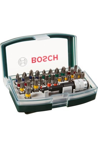 Bosch IXO V 3.6 V 1.5 Ah Akülü Vidalama Makinesi + 32 Parça Vidalama Ucu