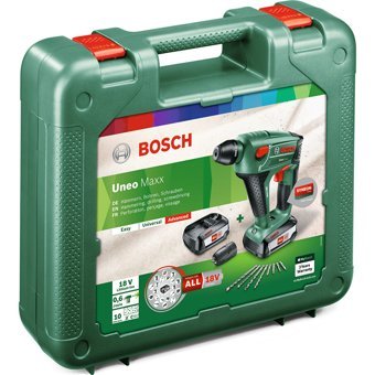 Bosch Uneo Maxx 18 V 2.5 Ah Darbeli Akülü Vidalama Makinesi