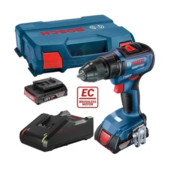 Bosch GSR 18 V 2.4 Ah Kömürsüz Çift Akülü Vidalama Makinesi