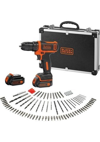 Black&Decker BDCDD12BAFC 10.8 v 1.5 Ah Kömürsüz Çift Akülü Vidalama Makinesi