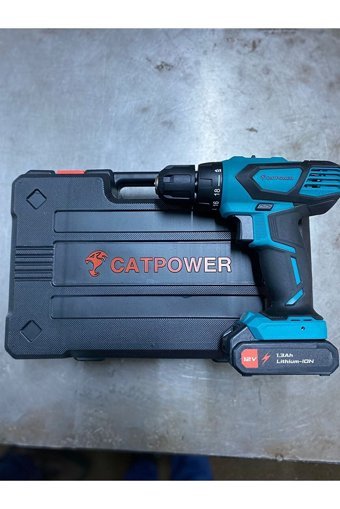 Cat Power 5111 12 V 1.3 Ah Kömürsüz Çift Akülü Vidalama Makinesi + Çantalı Set