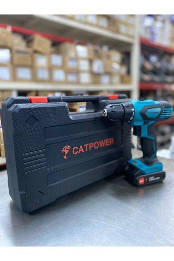 Cat Power 5111 12 V 1.3 Ah Kömürsüz Çift Akülü Vidalama Makinesi + Çantalı Set