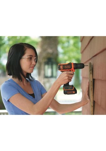 Black&Decker BDCDD12BAFC 10.8 V 1.5 Ah Kömürsüz Çift Akülü Vidalama Makinesi + Taşıma Çantası Seti