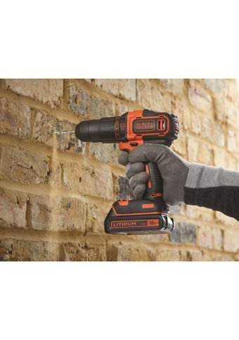 Black&Decker BDCHD18KB 18 V 1.5 Ah Kömürsüz Darbeli Çift Akülü Vidalama Makinesi
