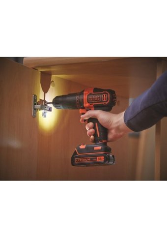Black&Decker BDCHD18KB 18 V 1.5 Ah Kömürsüz Darbeli Çift Akülü Vidalama Makinesi