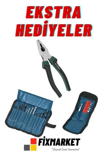 Bosch GSB 185-Li 18 V 2.0 Ah Darbeli Akülü Vidalama Makinesi + 25 Parça Aksesuar Seti