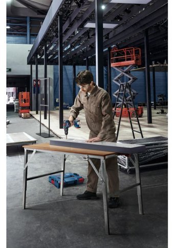 Bosch GSB 18 V 2.0 Ah Kömürsüz Darbeli Akülü Vidalama Makinesi + 2 Adet Akü Çantalı Set