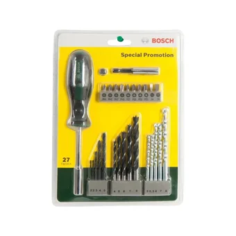 Bosch GSR 180-Li Kömürsüz Akülü Vidalama Makinesi + 27 Parça Tornavida Matkap Ucu Ve Vidalama Ucu Seti