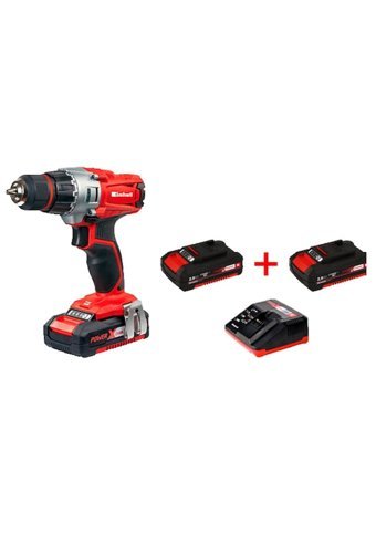 Einhel TE-CD 18 V 2 Ah Kömürsüz Darbeli Çift Akülü Vidalama Makinesi + Akü Seti
