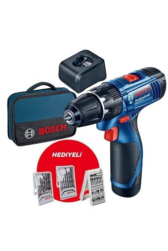 Bosch GSB 120-Li 12 V 2 Ah Kömürsüz Darbeli Çift Akülü Vidalama Makinesi