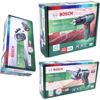 Bosch 1200 Easylmpact 12 V 1.5 Ah Kömürsüz Çift Akülü Vidalama Makinesi