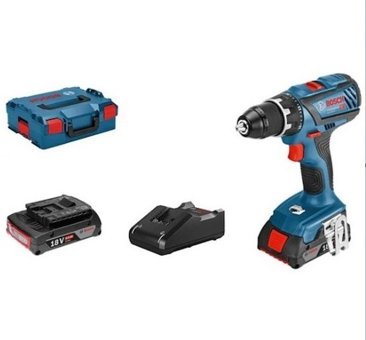 Bosch GSR 18 V 2 Ah Kömürsüz Çift Akülü Vidalama Makinesi + Kutu