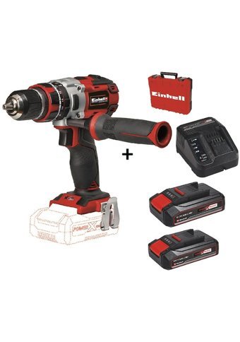 Einhel TE-CD 18 Li-i BL 18 V 2.5 Ah Kömürsüz Darbeli Çift Akülü Vidalama Makinesi + Starter Kit ve Çanta